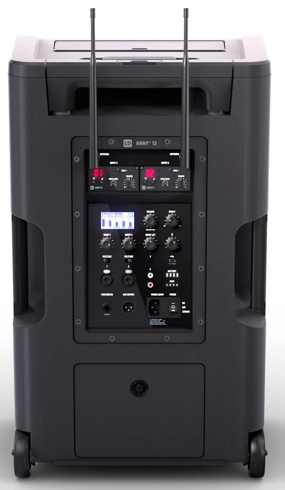 LD SYSTEMS ANNY12 BPH2 B5 ALTAVOZ PA BLUETOOTH CON DOS MICROFONOS DE DIADEMA - Image 3