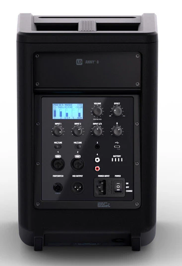 LD SYSTEMS ANNY8 ALTAVOZ PA BLUETOOTH CON MEZCLADOR Y BATERIA STAGE BLACK - Image 3
