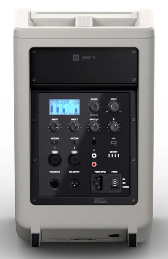 LD SYSTEMS ANNY8G ALTAVOZ PA BLUETOOTH CON MEZCLADOR Y BATERIA URBAN GREY - Image 3