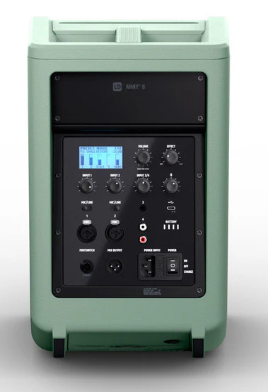 LD SYSTEMS ANNY8GN ALTAVOZ PA BLUETOOTH CON MEZCLADOR Y BATERIA ADVENTURE GREEN - Image 3