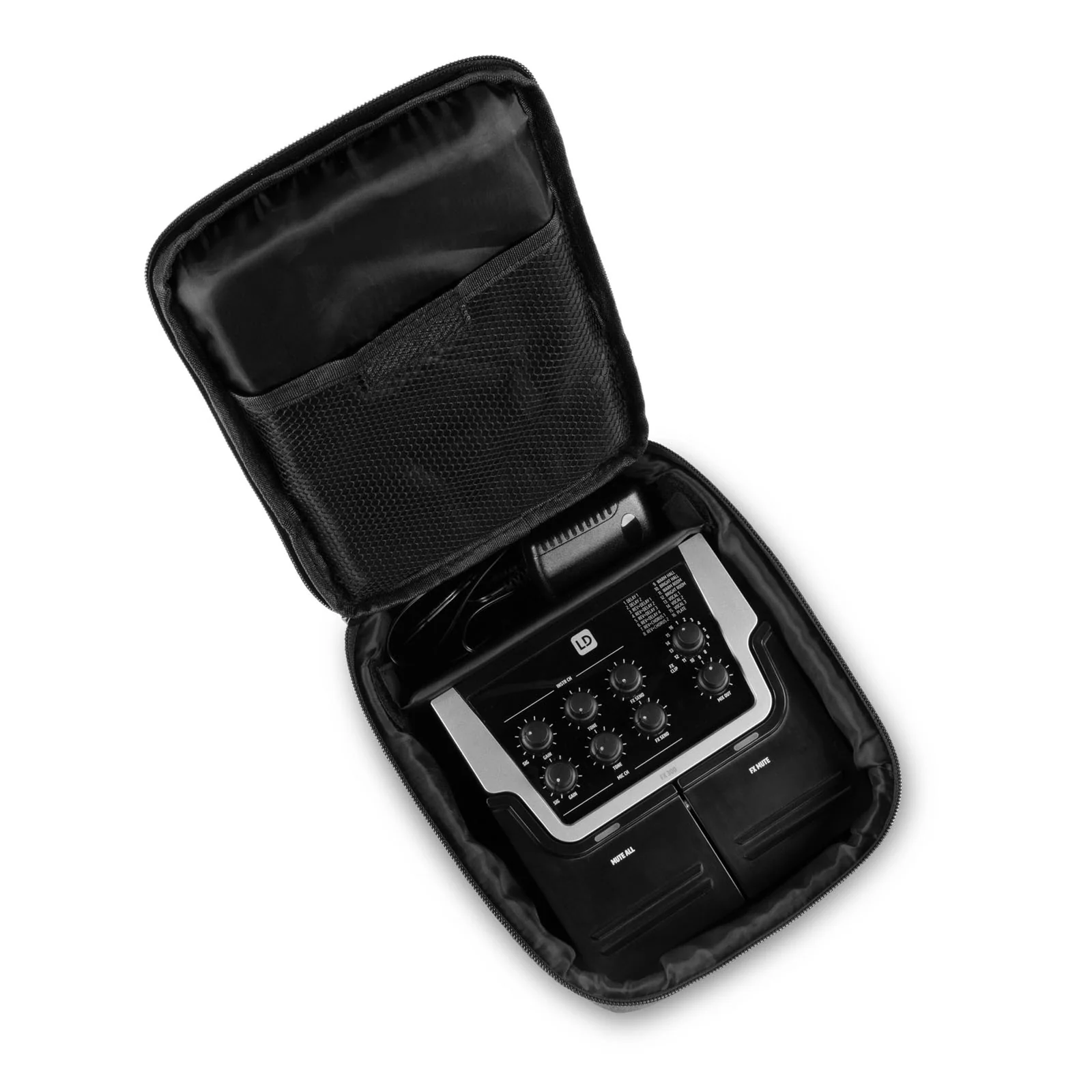 LD SYSTEMS FX300 SET PEDAL DE EFECTOS DE 2 CANALES + BOLSA DE TRANSPORTE Y ADAPTADOR DE CORRIENTE - Image 14