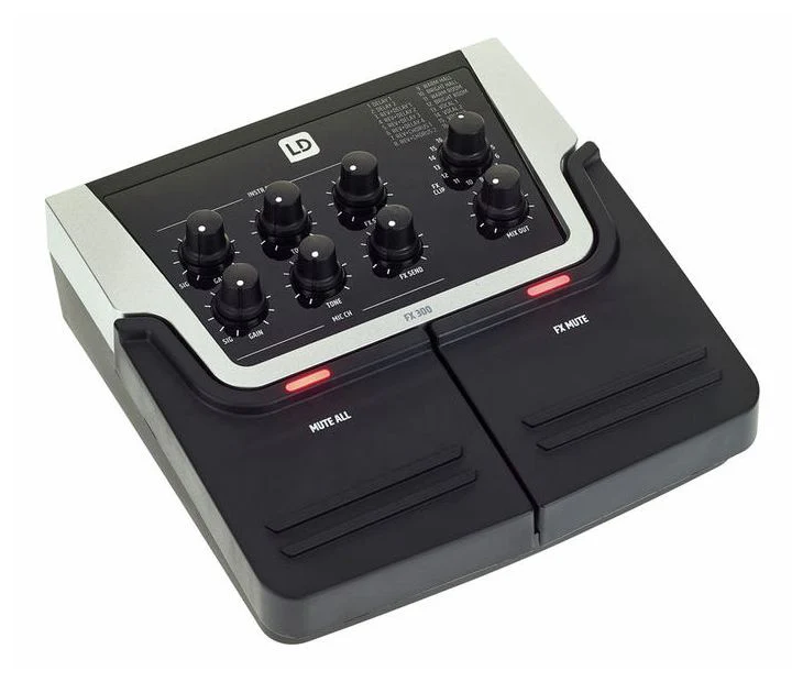 LD SYSTEMS FX300 SET PEDAL DE EFECTOS DE 2 CANALES + BOLSA DE TRANSPORTE Y ADAPTADOR DE CORRIENTE - Image 3