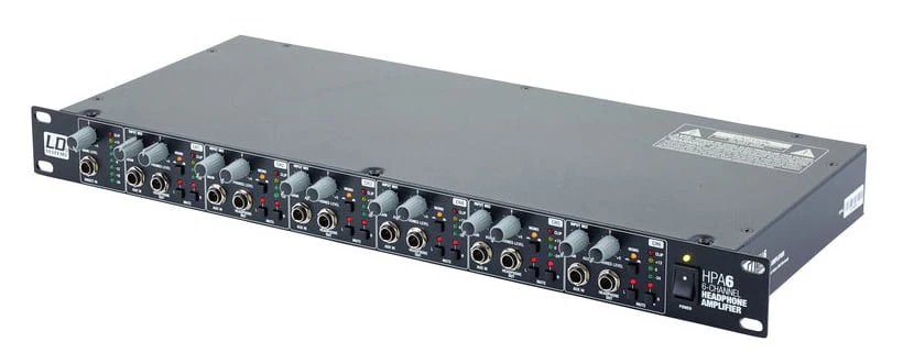 LD SYSTEMS HPA6 AMPLIFICADOR DE AURICULARES 6 CANALES - Image 3