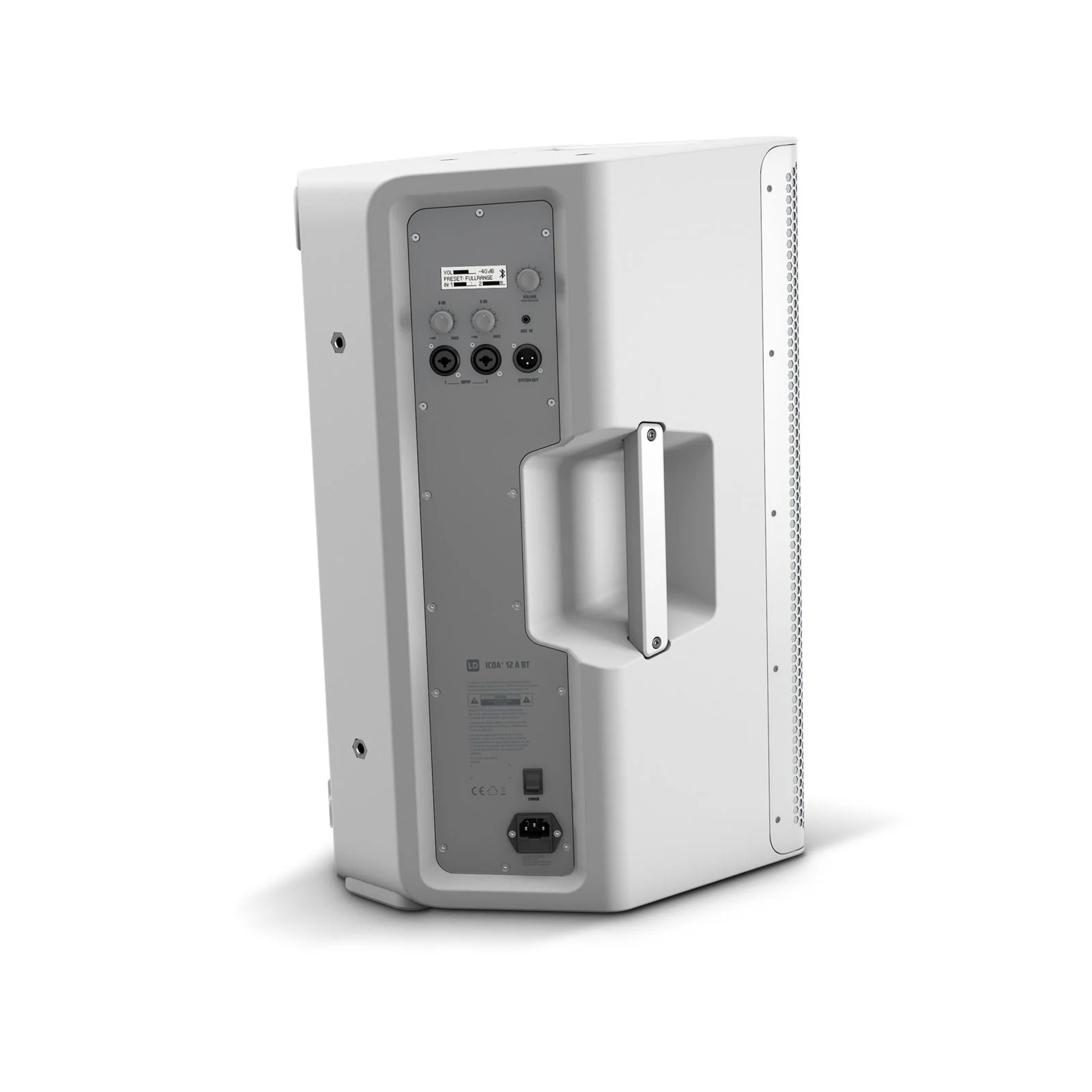 LD SYSTEMS ICOA12ABT W ALTAVOZ ACTIVO 12 PULGADAS CON BLUETOOTH BLANCO - Image 3