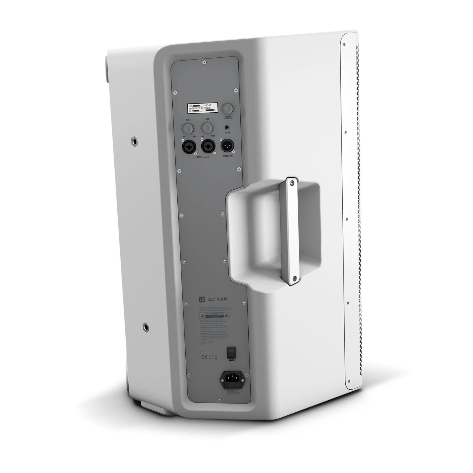 LD SYSTEMS ICOA15ABT W ALTAVOZ ACTIVO 15 PULGADAS CON BLUETOOTH BLANCO - Image 3