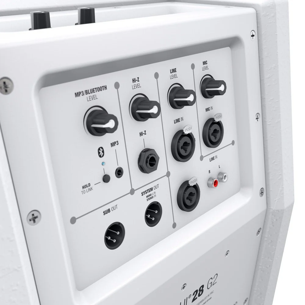LD SYSTEMS MAUI 28 G2 W SISTEMA DE SONIDO COMPACTO BLANCO - Image 5