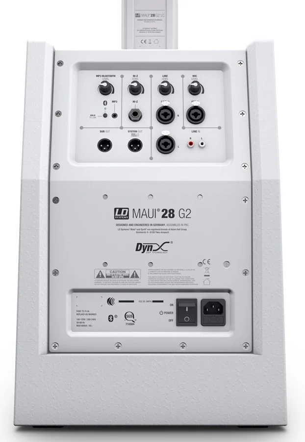 LD SYSTEMS MAUI 28 G2 W SISTEMA DE SONIDO COMPACTO BLANCO - Image 7
