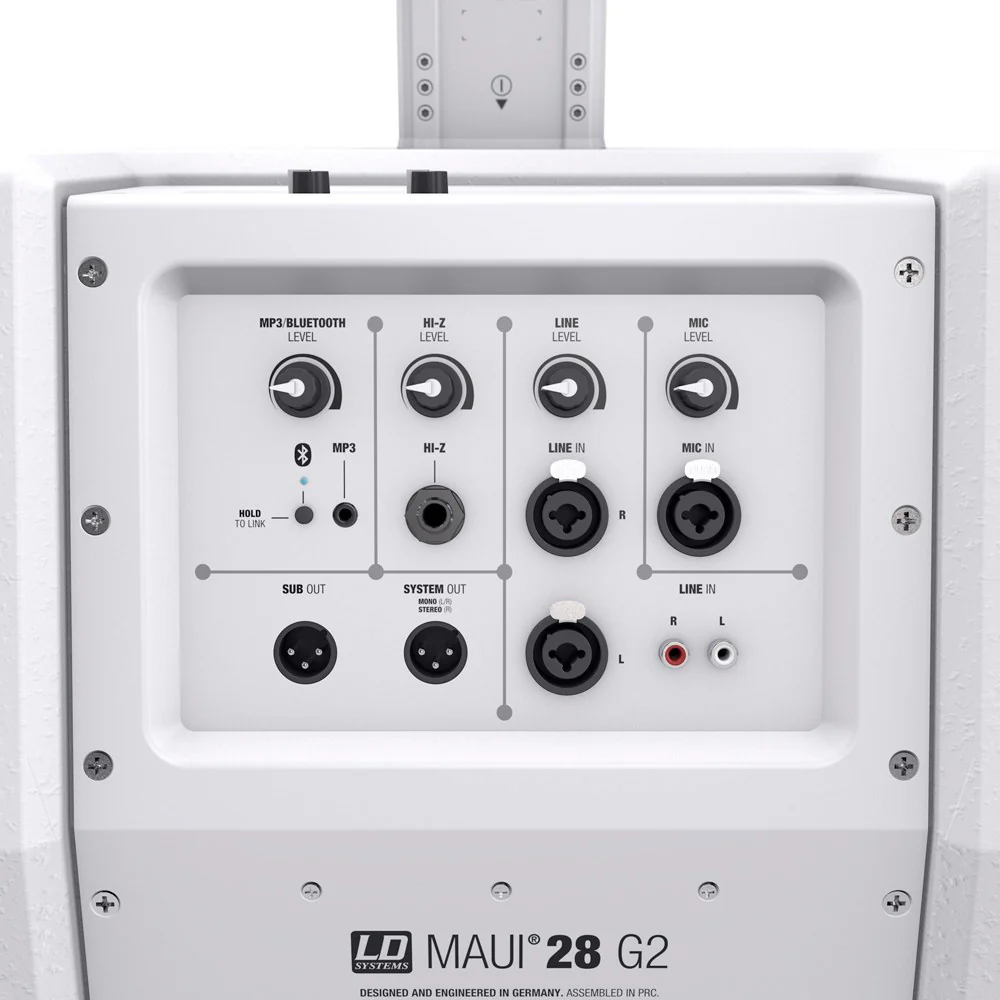 LD SYSTEMS MAUI 28 G2 W SISTEMA DE SONIDO COMPACTO BLANCO - Image 9
