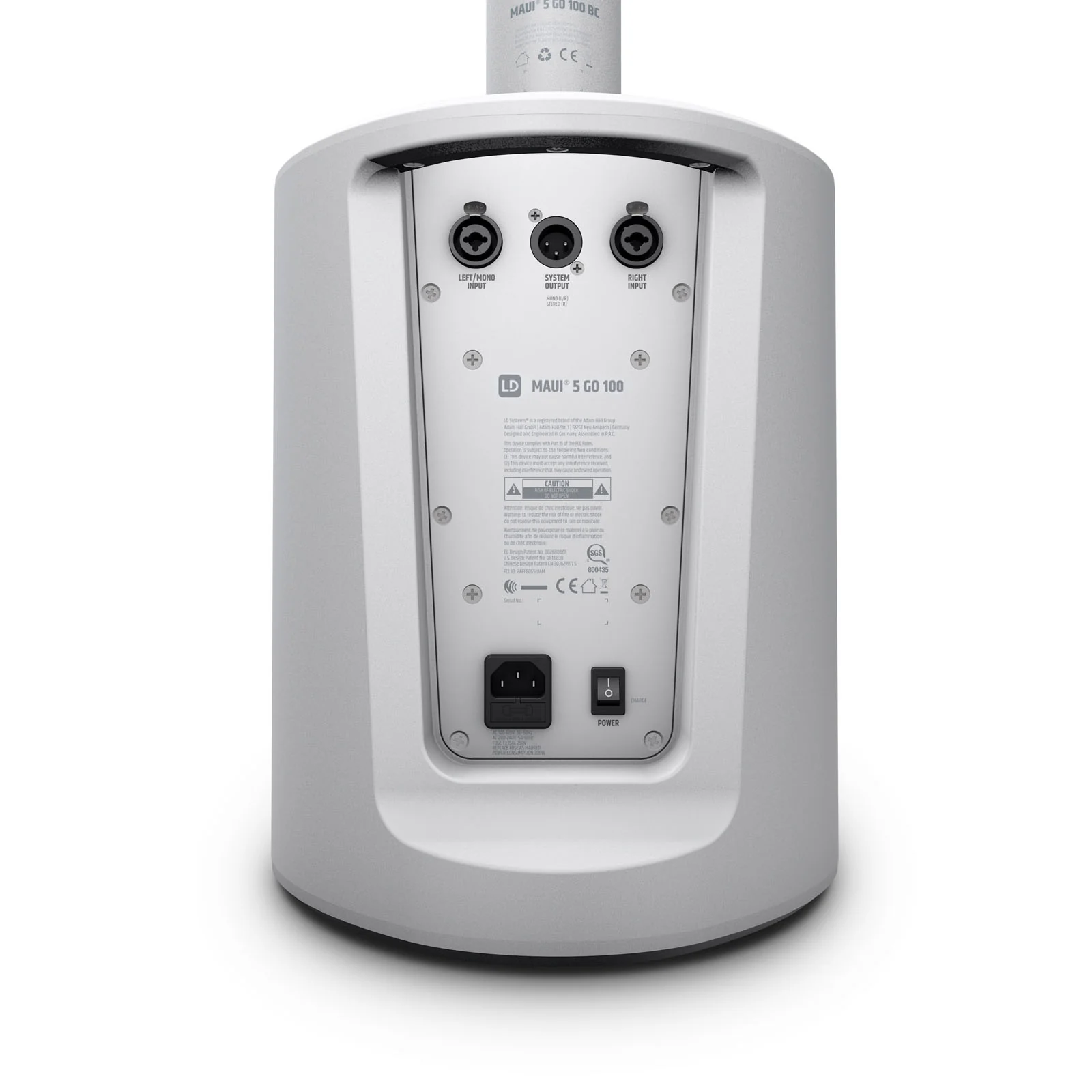 LD SYSTEMS MAUI5 GO 100 W SISTEMA DE SONIDO COMPACTO VERSION 3200 MAH BLANCO - Image 10