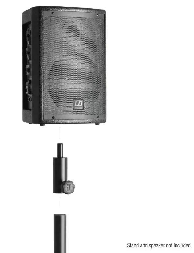 LD SYSTEMS MIX6G2SET1 SET DE 2 ADAPTADORES REDUCTOR DE 36 A 16MM - Image 3