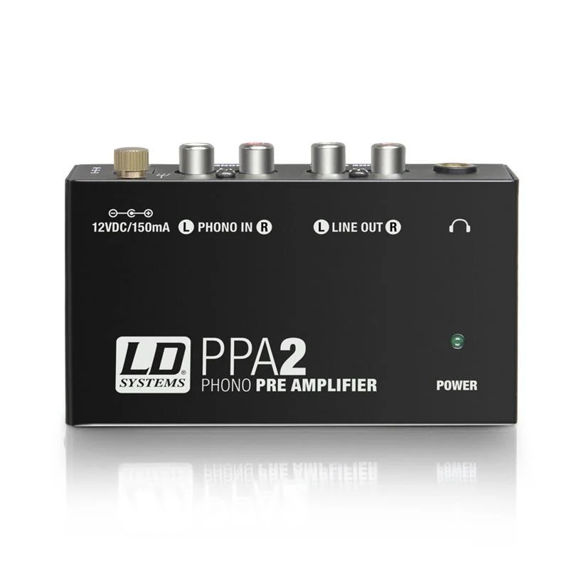 LD SYSTEMS PPA2 PREAMPLIFICADOR Y ECUALIZADOR RIAA PARA TOCADISCOS