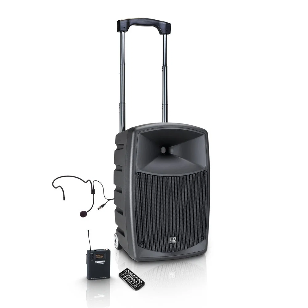 LD SYSTEMS RBUD10 HS B6 ROADBUDDY ALTAVOZ BLUETOOTH CON MEZCLADOR Y MICROFONO DE DIADEMA