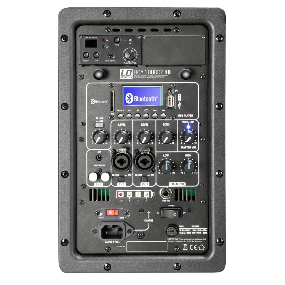 LD SYSTEMS RBUD10 HS B6 ROADBUDDY ALTAVOZ BLUETOOTH CON MEZCLADOR Y MICROFONO DE DIADEMA - Image 4