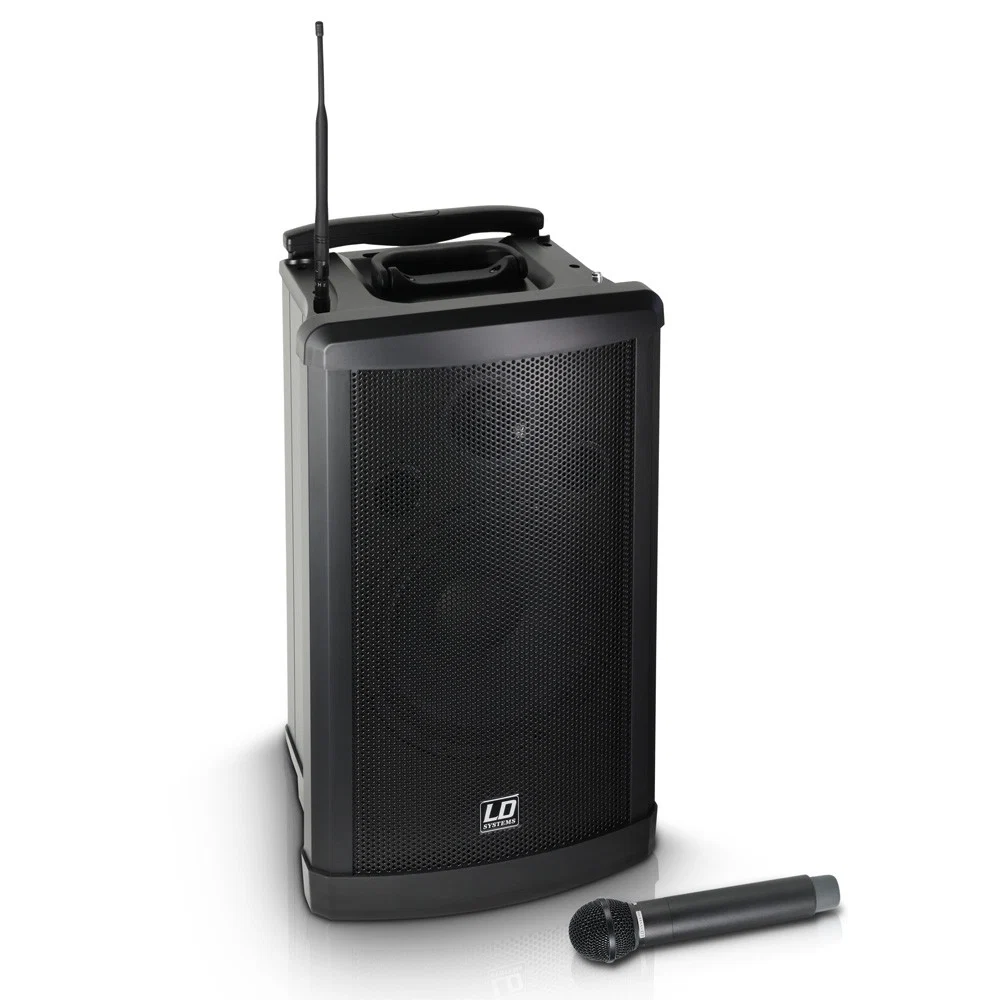 LD SYSTEMS RM 102 B5 ROADMAN ALTAVOZ DE PA PORTATIL CON MICROFONO DE MANO