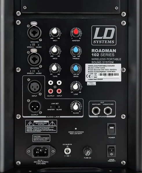LD SYSTEMS ROADMAN 102 HS EQUIPO PA PORTATIL CON MICROFONO INALAMBRICO DIADEMA. DEMO. - Image 5