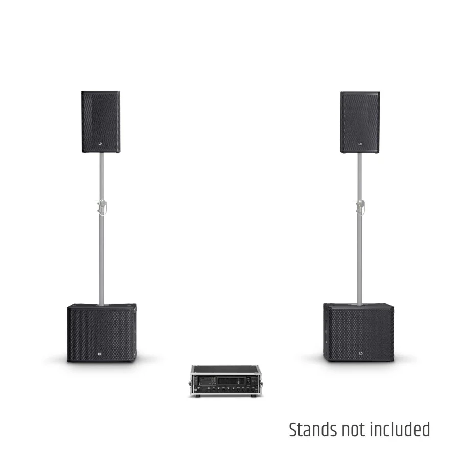 LD SYSTEMS STINGER G3 EVENT SET 2 ALTAVOCES PASIVOS + 2 SUBWOOFERS PASIVOS Y RACK DE AMPLIFICACION - Image 3