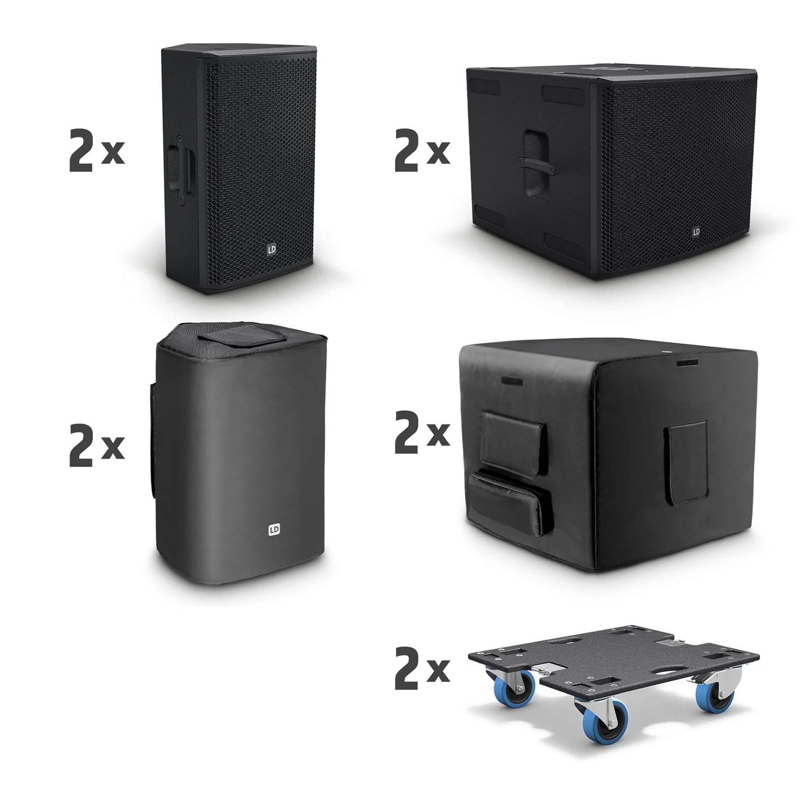 LD SYSTEMS STINGER G3 POWER SET A 2 ALTAVOCES ACTIVOS Y 2 SUBWOOFERS ACTIVOS - Image 2