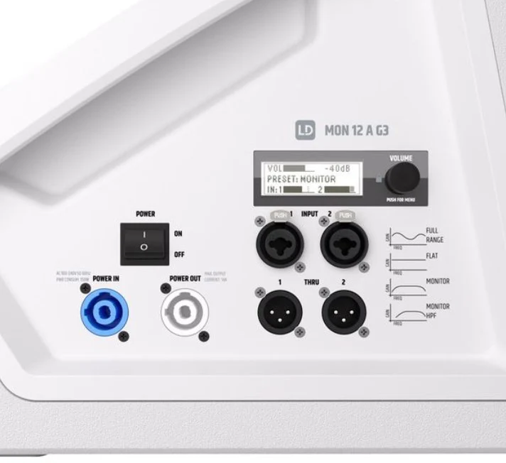 LD SYSTEMS STINGER MON 12A G3 W MONITOR DE ESCENARIO ACTIVO BLANCO - Image 5