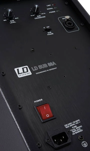 LD SYSTEMS SUB 88A SUBGRAVE AMPLIFICADO PARA SISTEMA DE INSTALACION 2 X 8 + 150W RMS - Image 8