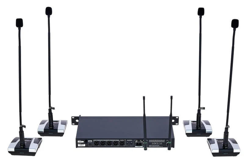 LD SYSTEMS U505 CS4 SISTEMA DE CONFERENCIA INALAMBRICO DE 4 CANALES - Image 4