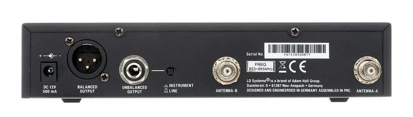 LD SYSTEMS U505 HHC SISTEMA INALAMBRICO CON MICROFONO DE MANO DE CONDENSADOR - Image 5