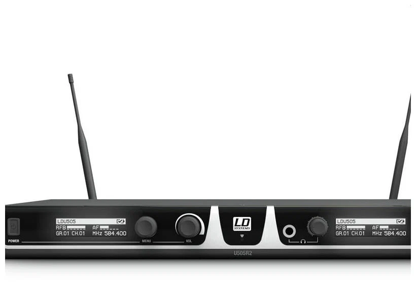 LD SYSTEMS U505 HHC2 SISTEMA INALAMBRICO CON 2 MICROFONOS DE MANO DE CONDENSADOR - Image 5