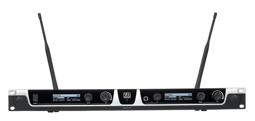 LD SYSTEMS U506 BPHH2 SISTEMA INALAMBRICO 2 MICROFONOS DE DIADEMA COLOR CARNE Y DOS PETACAS - Image 6