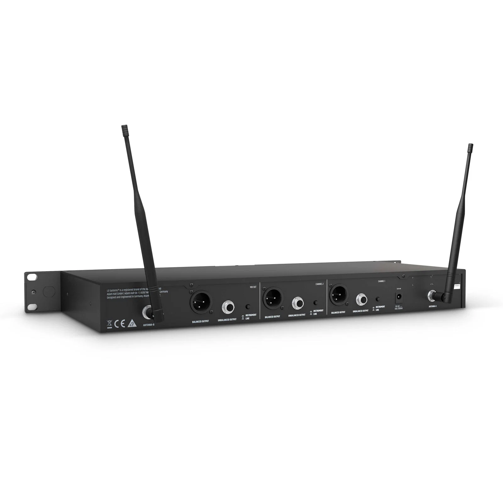 LD SYSTEMS U506 HHC2 SISTEMA INALAMBRICO CON 2 MICROFONOS DE MANO DE CONDENSADOR - Image 4