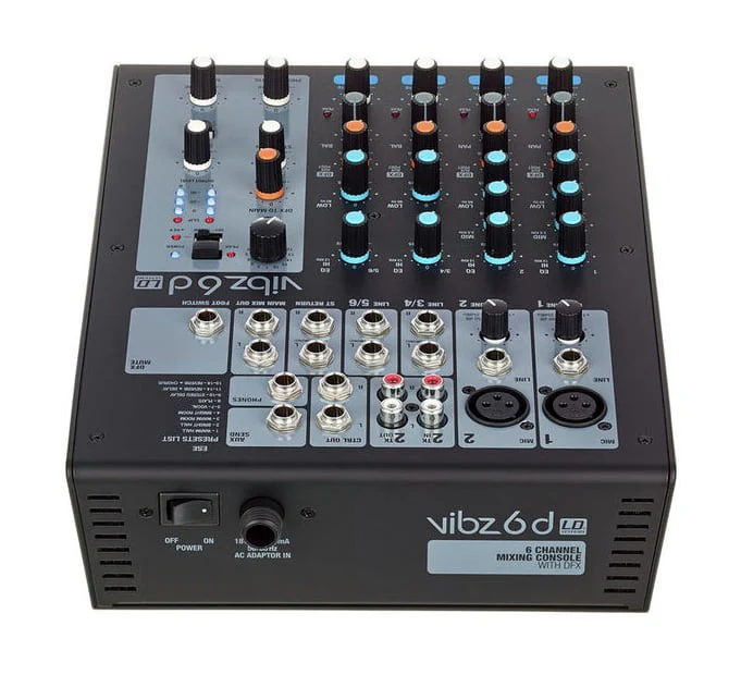 LD SYSTEMS VIBZ 6 D MESA DE MEZCLAS 6 CANALES - Image 4