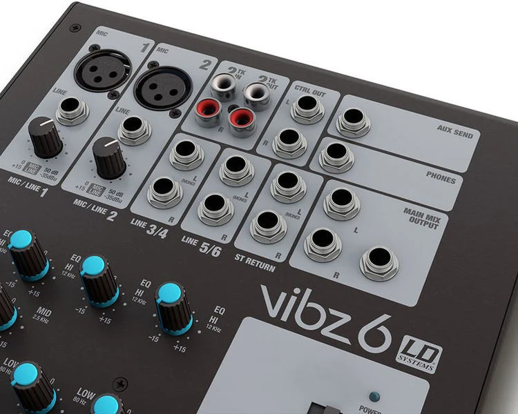 LD SYSTEMS VIBZ 6 MESA DE MEZCLAS DE 6 CANALES - Image 4