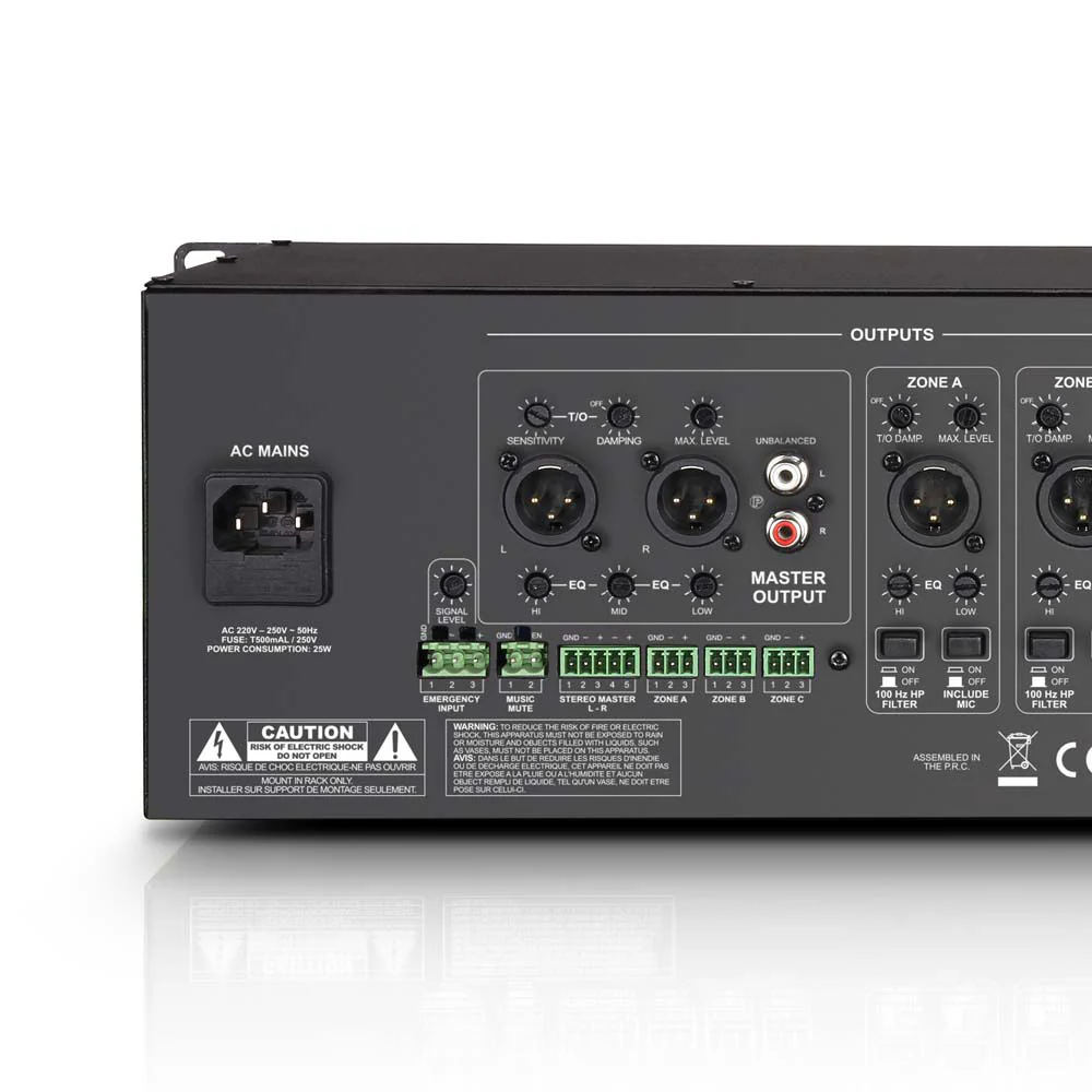 LD SYSTEMS ZONE 624 MEZCLADOR DE 4 ZONAS - Image 8