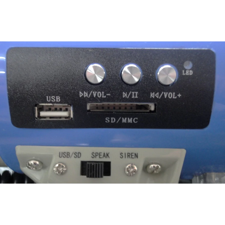 LTC AUDIO MEGA60USB MEGAFONO 60W CON SIRENA Y PUERTO USB SD - Image 3