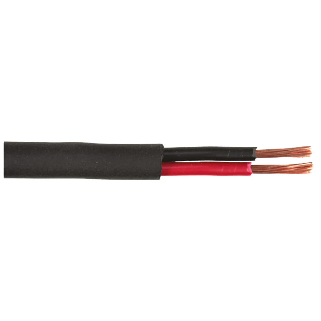 LTCC CHP1.5RND CABLE DE ALTAVOZ MANGUERA NEGRA 2X1.5MM2. UN METRO