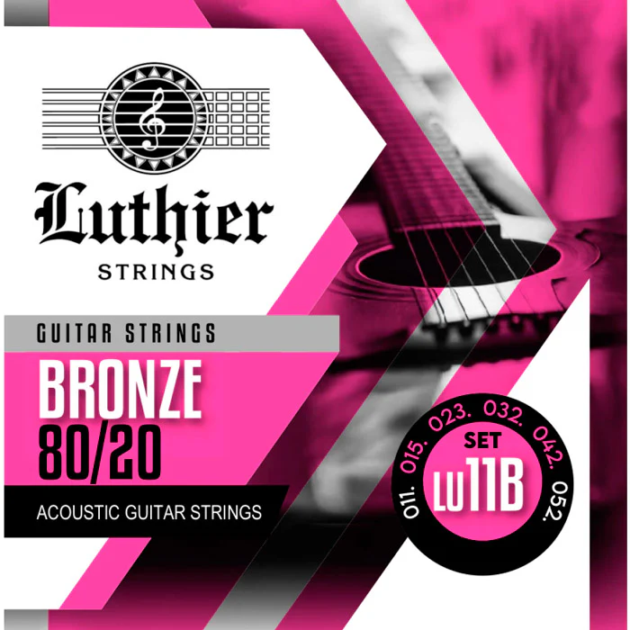 LUTHIER LU-11B BRONZE JUEGO CUERDAS GUITARRA ACUSTICA 11-52