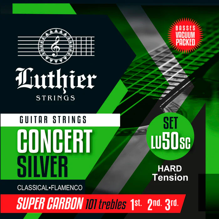 LUTHIER LU-50SC SUPER CARBON JUEGO CUERDAS GUITARRA ESPAÑOLA TENSION ALTA