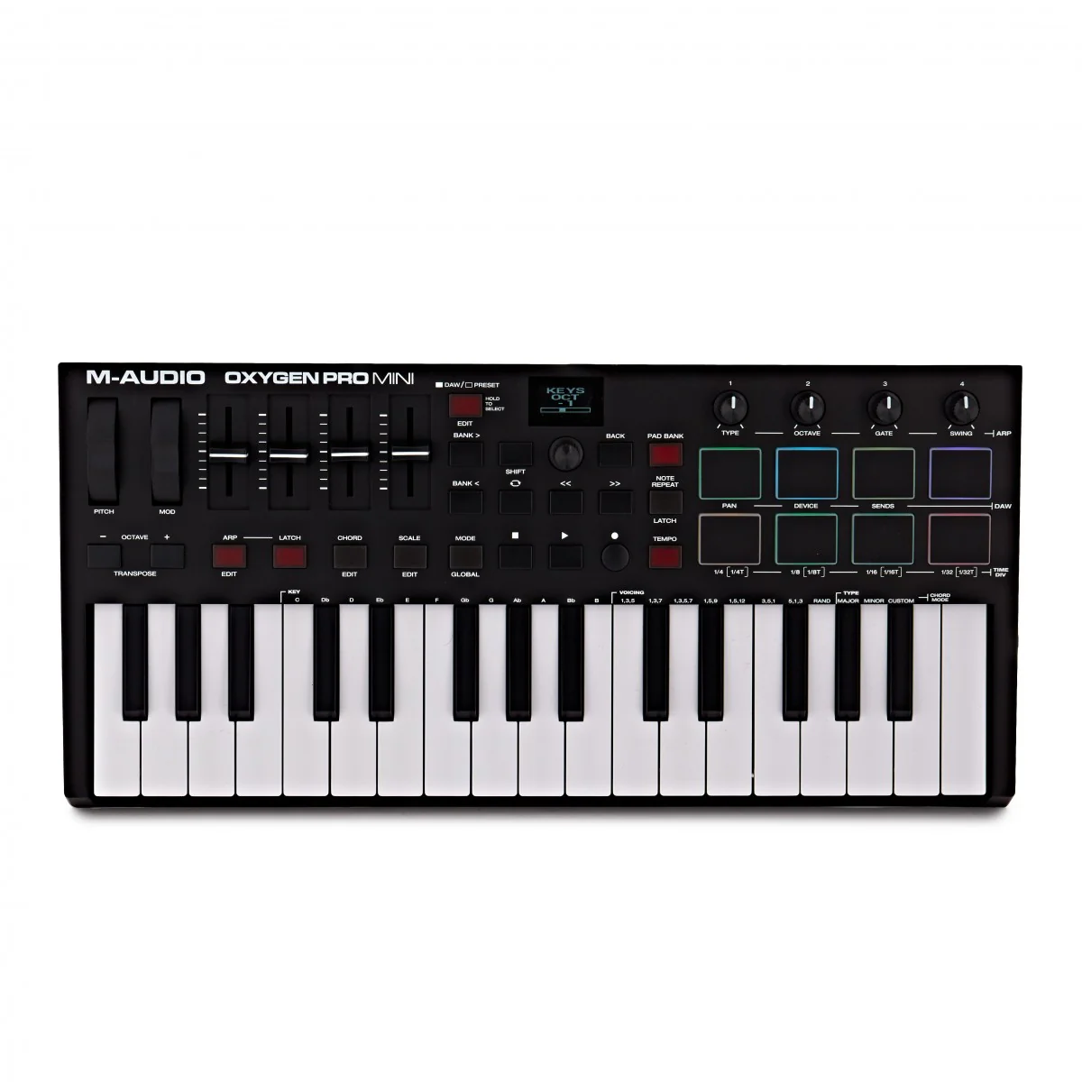 M AUDIO OXYGEN PRO MINI TECLADO CONTROLADOR 32 MINITECLAS - Image 13