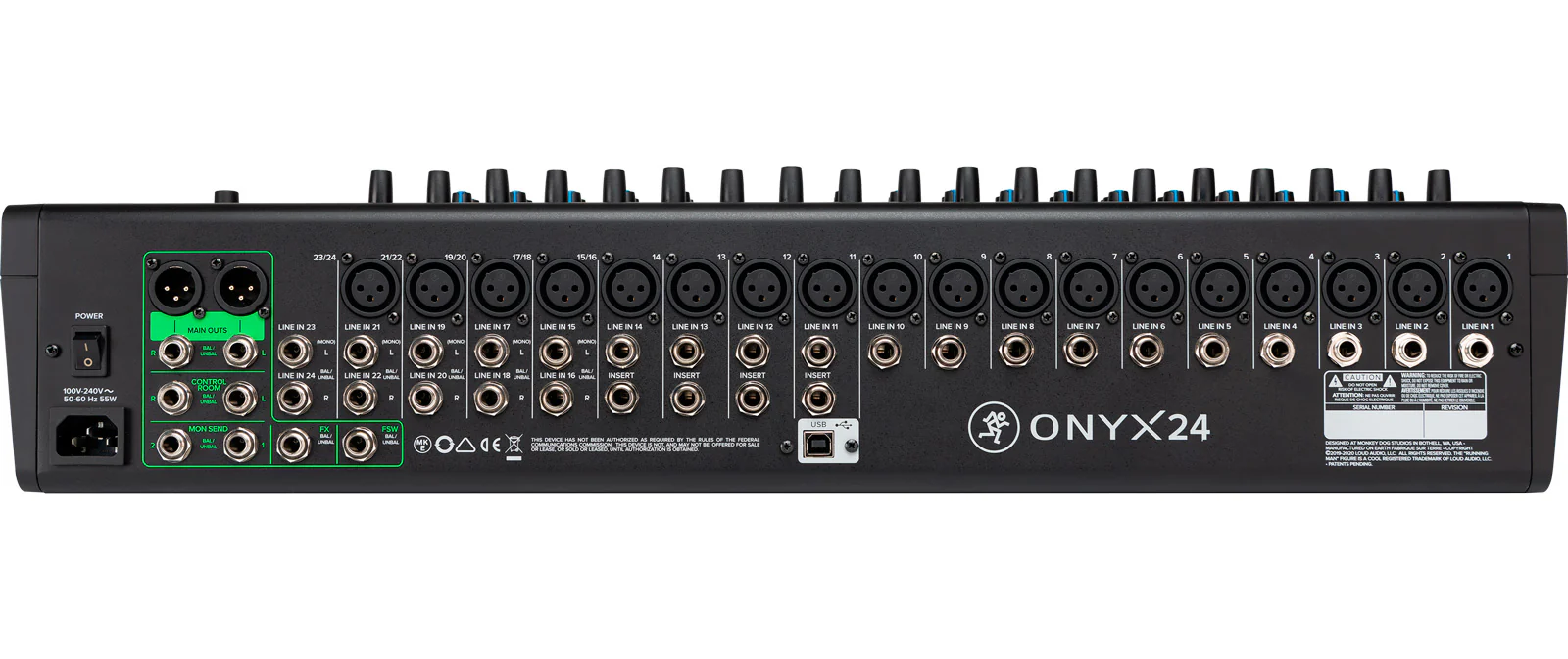 MACKIE ONYX24 MESA DE MEZCLAS 24 CANALES CON USB - Image 4