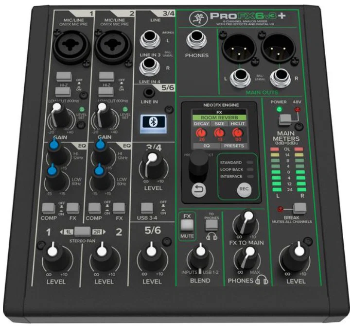 MACKIE PRO FX6 V3+ PLUS MESA DE MEZCLAS 6 CANALES - Image 3