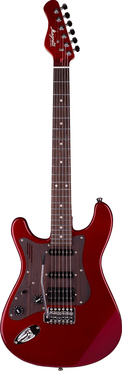 MAGNETO US-1300-CAR_LH U-ONE SONNET CLASSIC GUITARRA ELECTRICA PARA ZURDOS CANDY RED