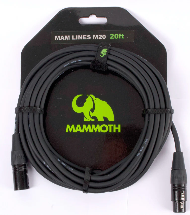 MAMMOTH MAMLINESM20 CABLE MICROFONO XLR XLR 6 METROS