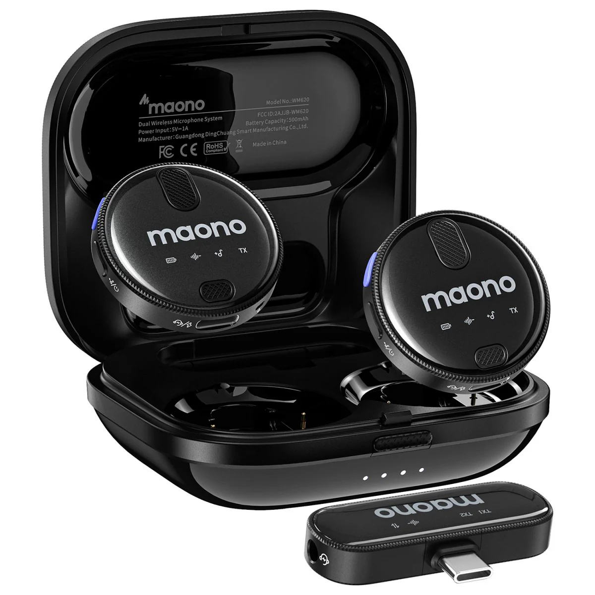 MAONO WM620 SISTEMA INALAMBRICO MICROFONOS LAVALIER