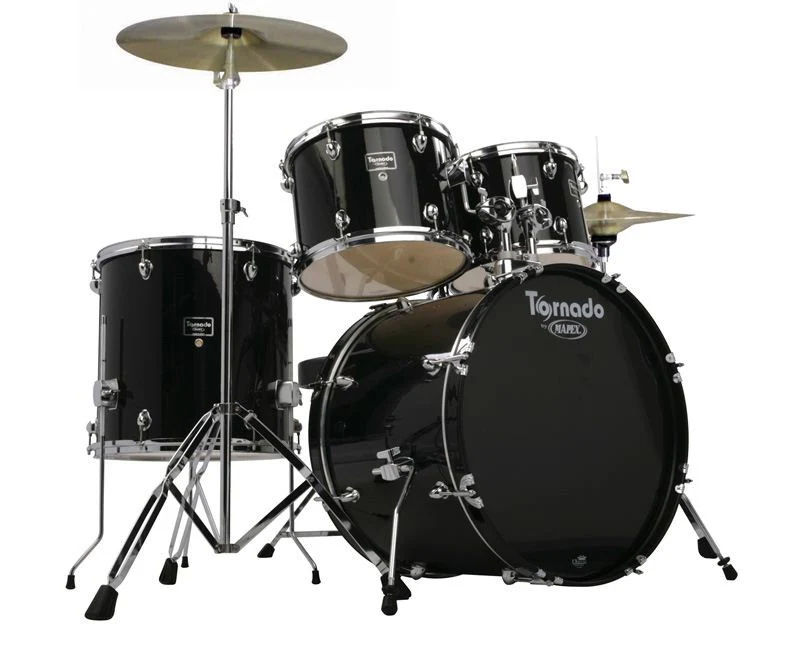 MAPEX TNM5044TCUDK TORNADO BATERIA ACUSTICA CON HERRAJES 20 NEGRA