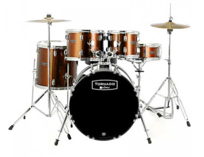 MAPEX TNM5294FTCFM TORNADO BATERIA ACUSTICA CON HERRAJES ORANGE SPARKLE - Image 2
