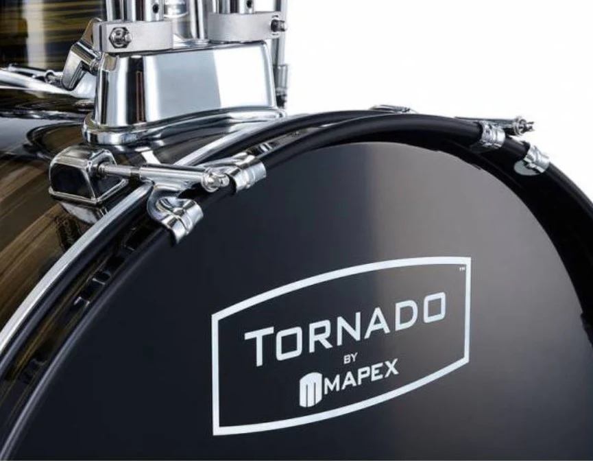 MAPEX TNM5294FTFJ TORNADO BATERIA ACUSTICA CON HERRAJES STRIPPED BLACK - Image 5