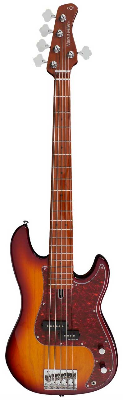 MARCUS MILLER P5 ALDER-5 TS 2ND GEN BAJO ELECTRICO 5 CUERDAS TOBACCO SUNBURST