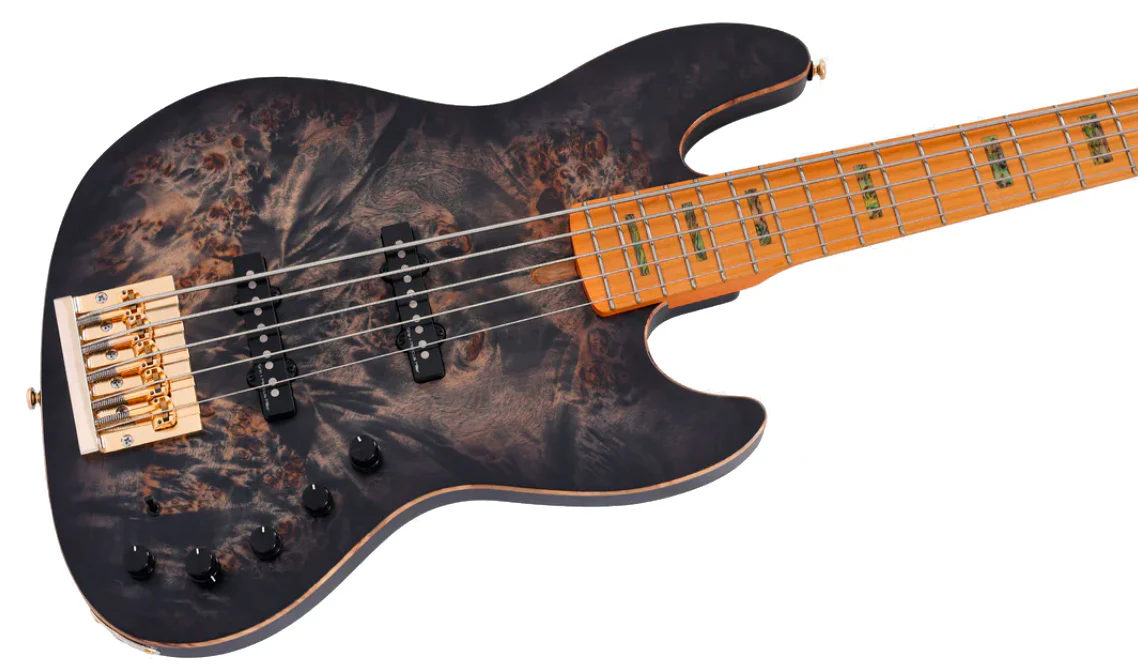 MARCUS MILLER V10-5 TBLKS BAJO ELECTRICO 5 CUERDAS TRANSPARENT BLACK SATIN - Image 3