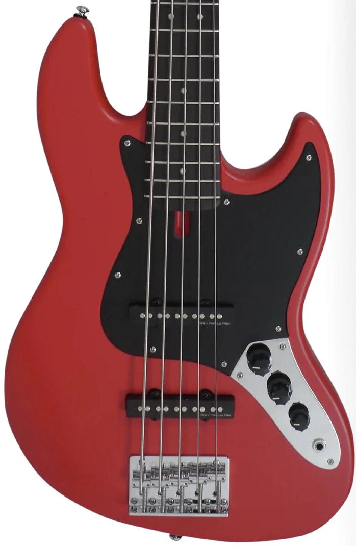 MARCUS MILLER V3P-5 RDS BAJO ELECTRICO 5 CUERDAS RED SATIN - Image 2