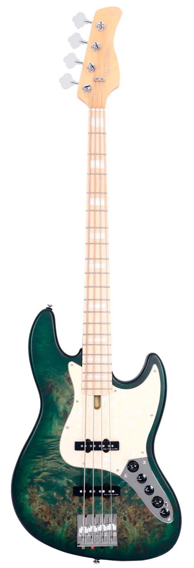 MARCUS MILLER V7 SWAMP ASH-4 REISSUE TGS BAJO ELECTRICO TRANSPARENT GREEN SATIN