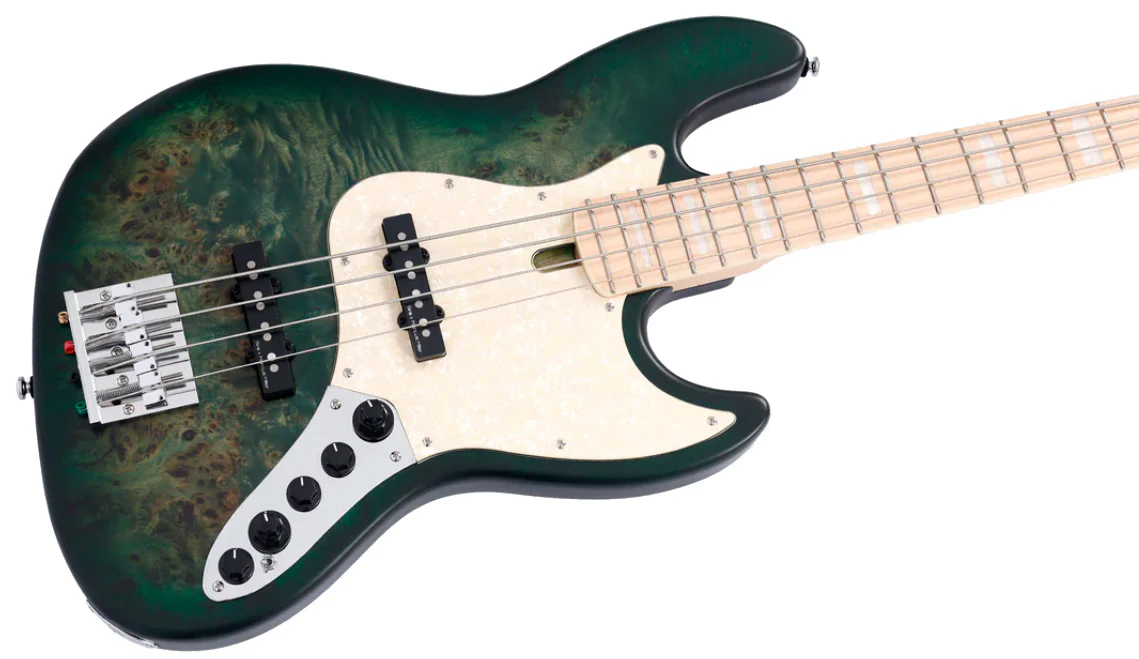 MARCUS MILLER V7 SWAMP ASH-4 REISSUE TGS BAJO ELECTRICO TRANSPARENT GREEN SATIN - Image 3