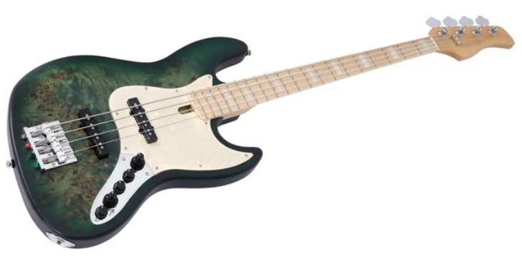 MARCUS MILLER V7 SWAMP ASH-4 REISSUE TGS BAJO ELECTRICO TRANSPARENT GREEN SATIN - Image 5